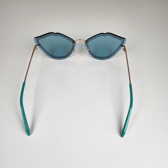 FINAL PRICE - EMILO PUCCI WOMENS TURQUOISE FRAME SUNGLASSES